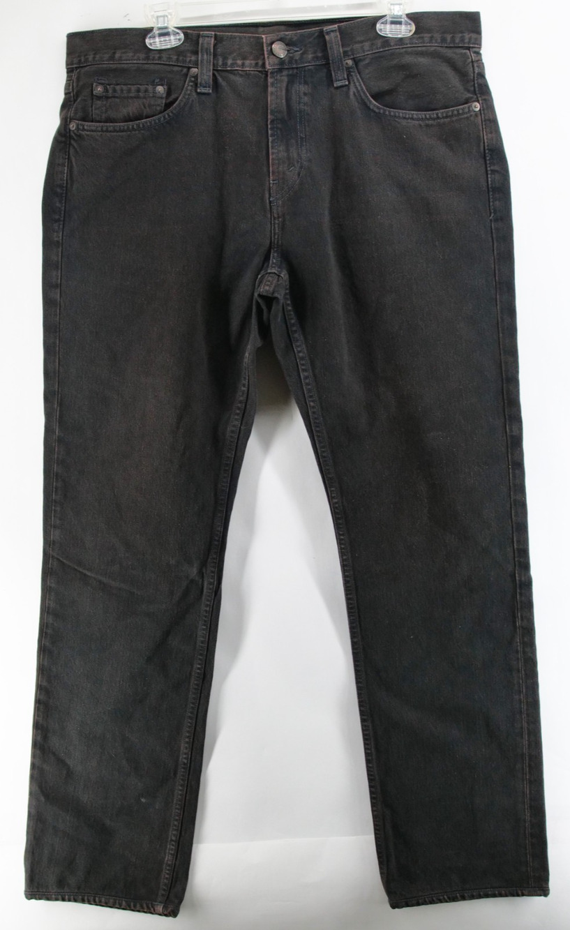J Brand KANE Men’s Jeans 36x32 Slim Straight Leg Black Denim